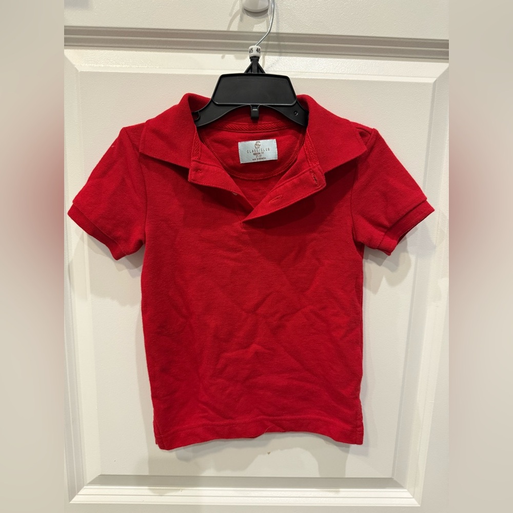 Class Club Red Polo Shirt